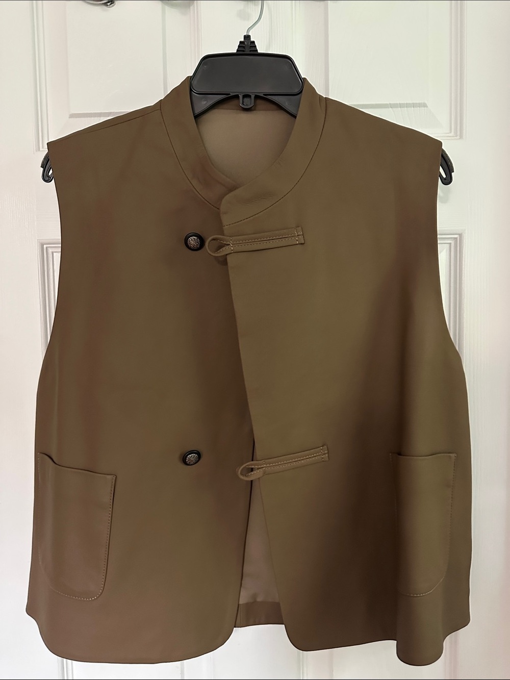 Women’s Genuine Lambskin Leather Vest size40